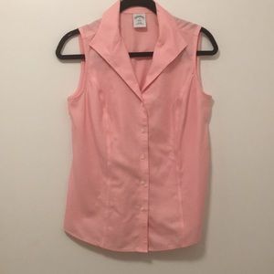 Brooks Brothers 336 Pink Sleeveless Polo